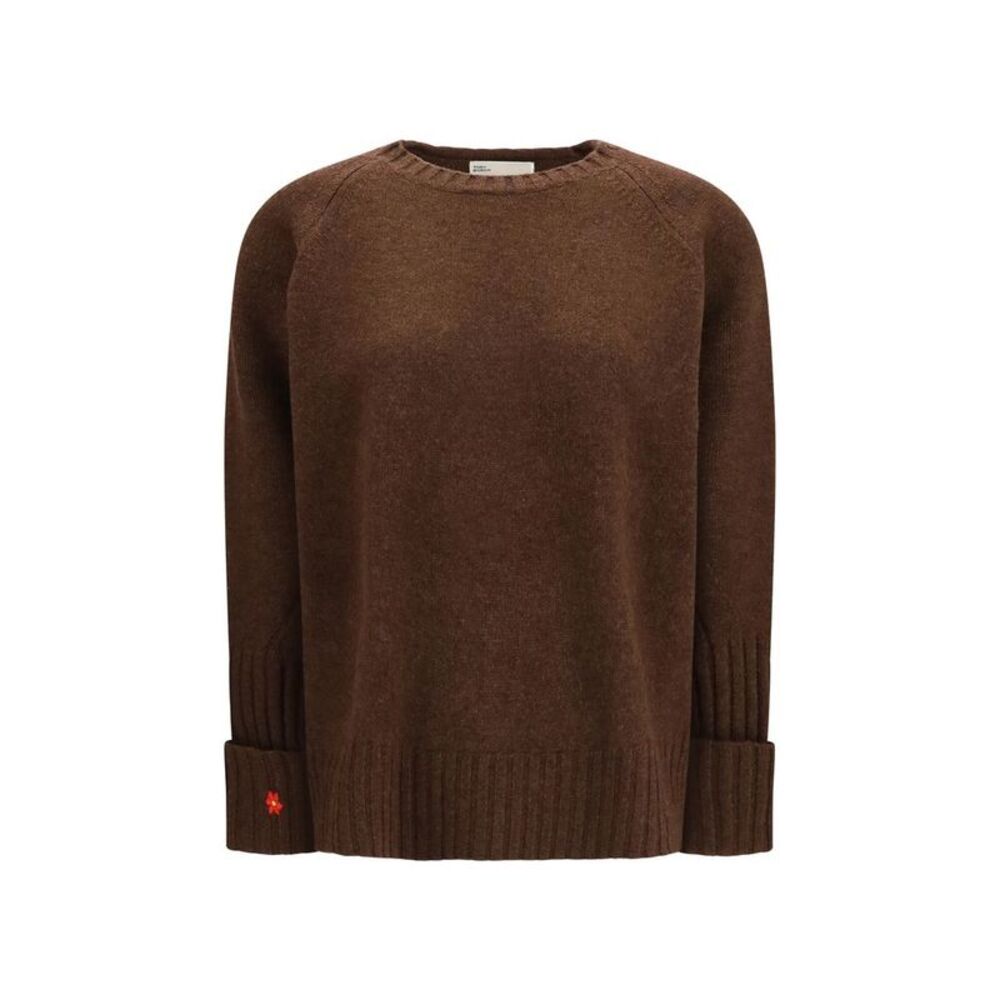 Tory Burch Brown Wool Oves Aries Women's Sweatshirt